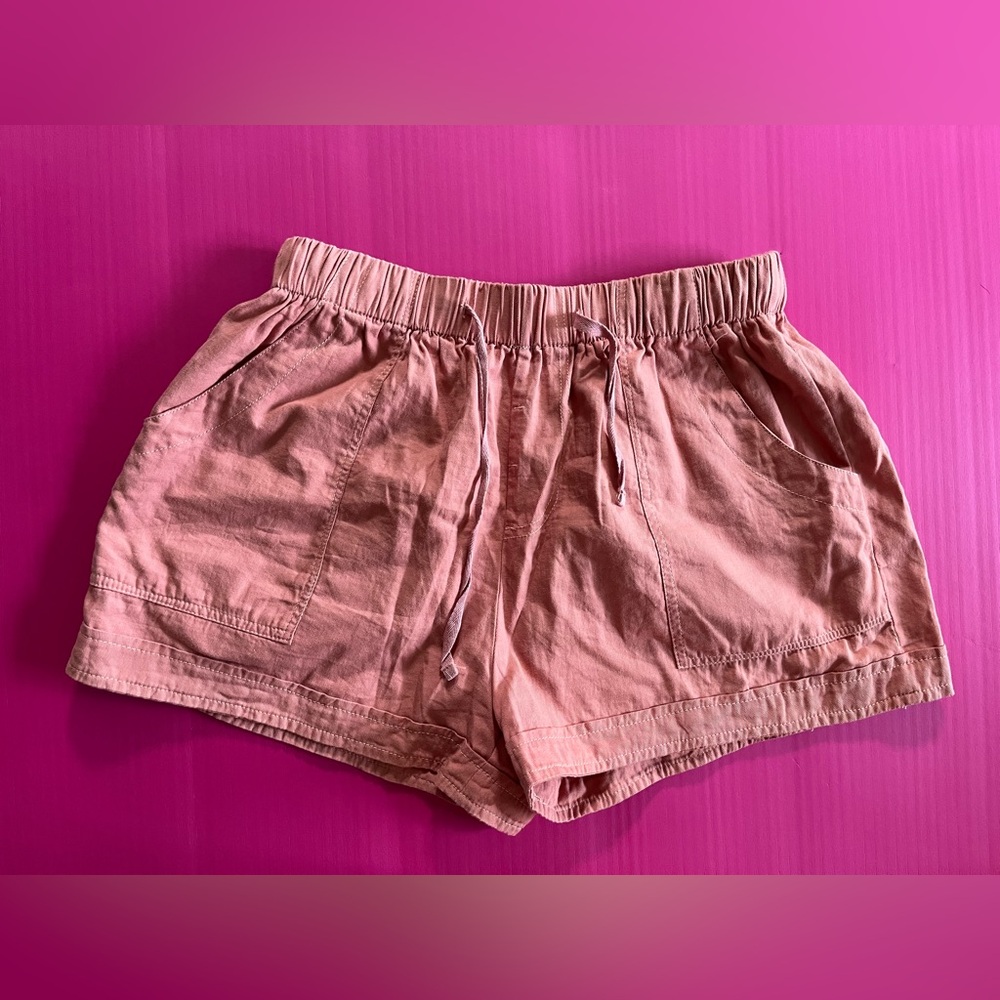 Women’s Pink Drawstring Shorts- Size L